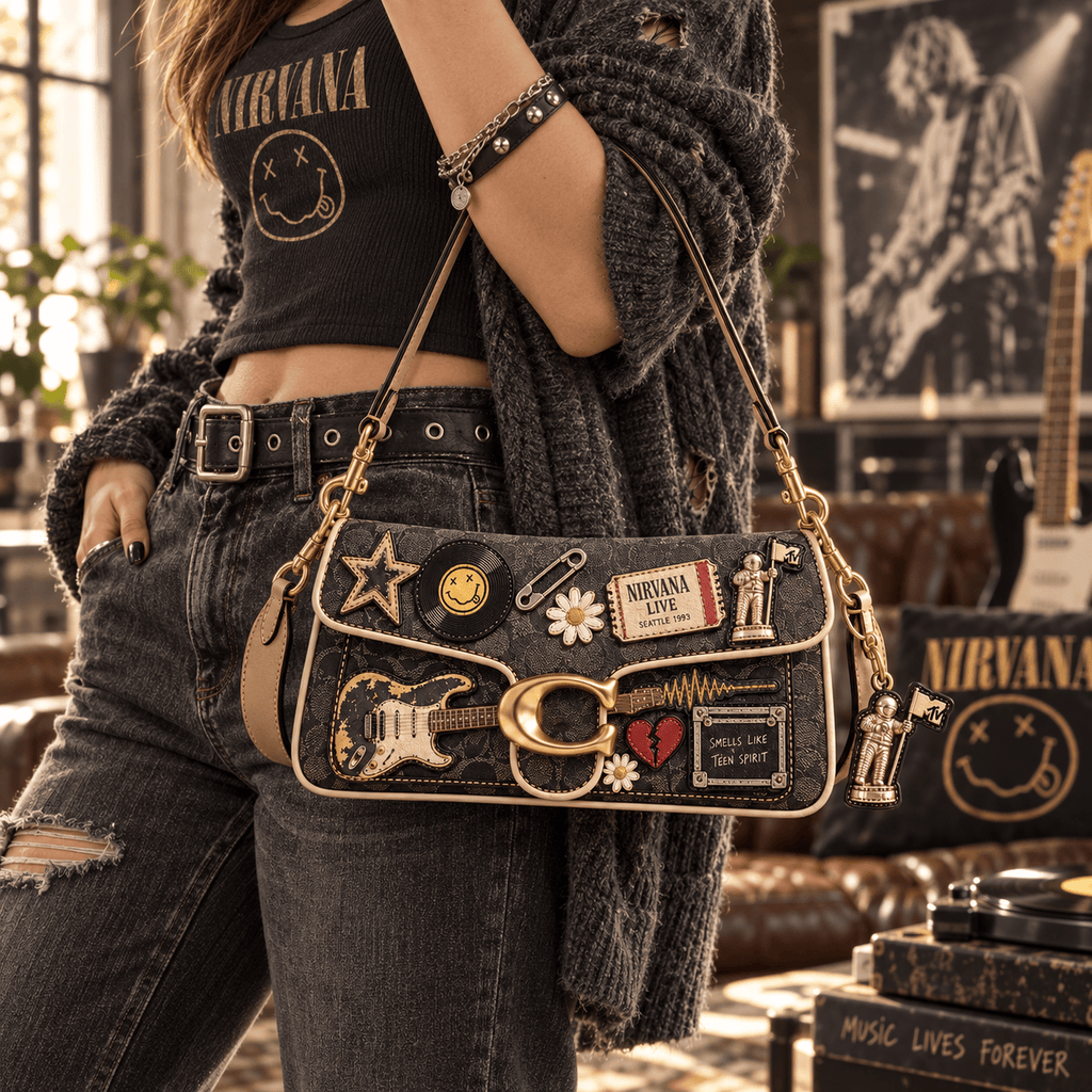 Premium NVN Coach Shoulder Cross With Charm NPL