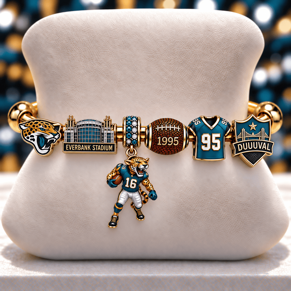 JSVJ Silver Charm Bracelet Set NTVA