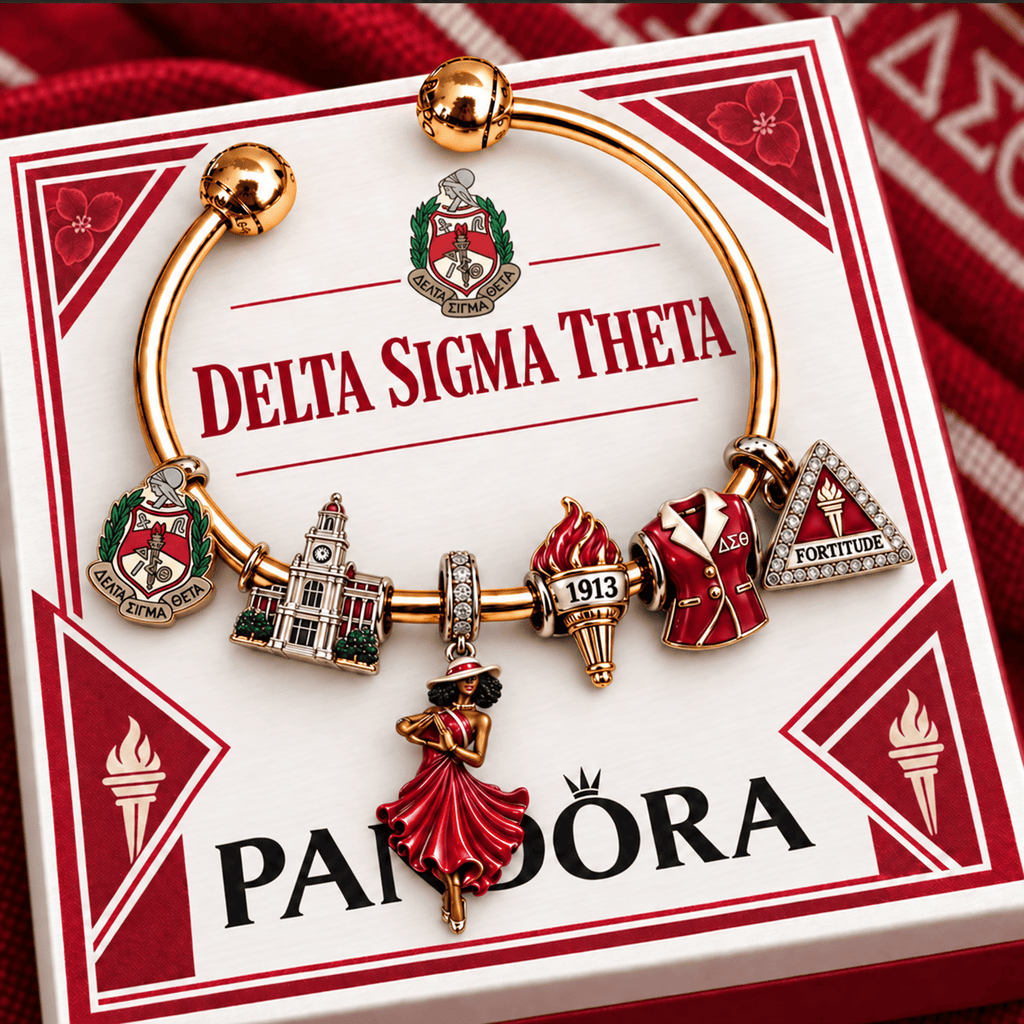 DST Silver Charm Bracelet Set NTVA