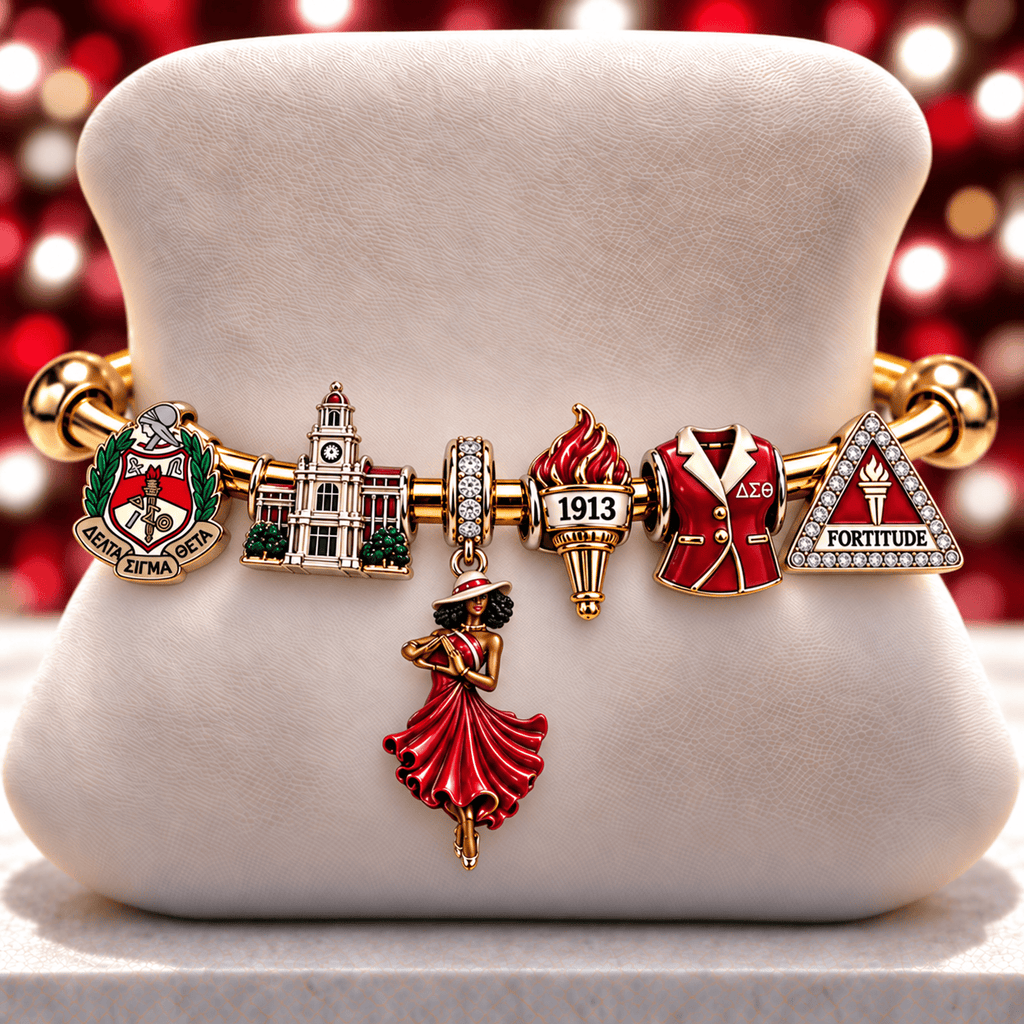 DST Silver Charm Bracelet Set NTVA