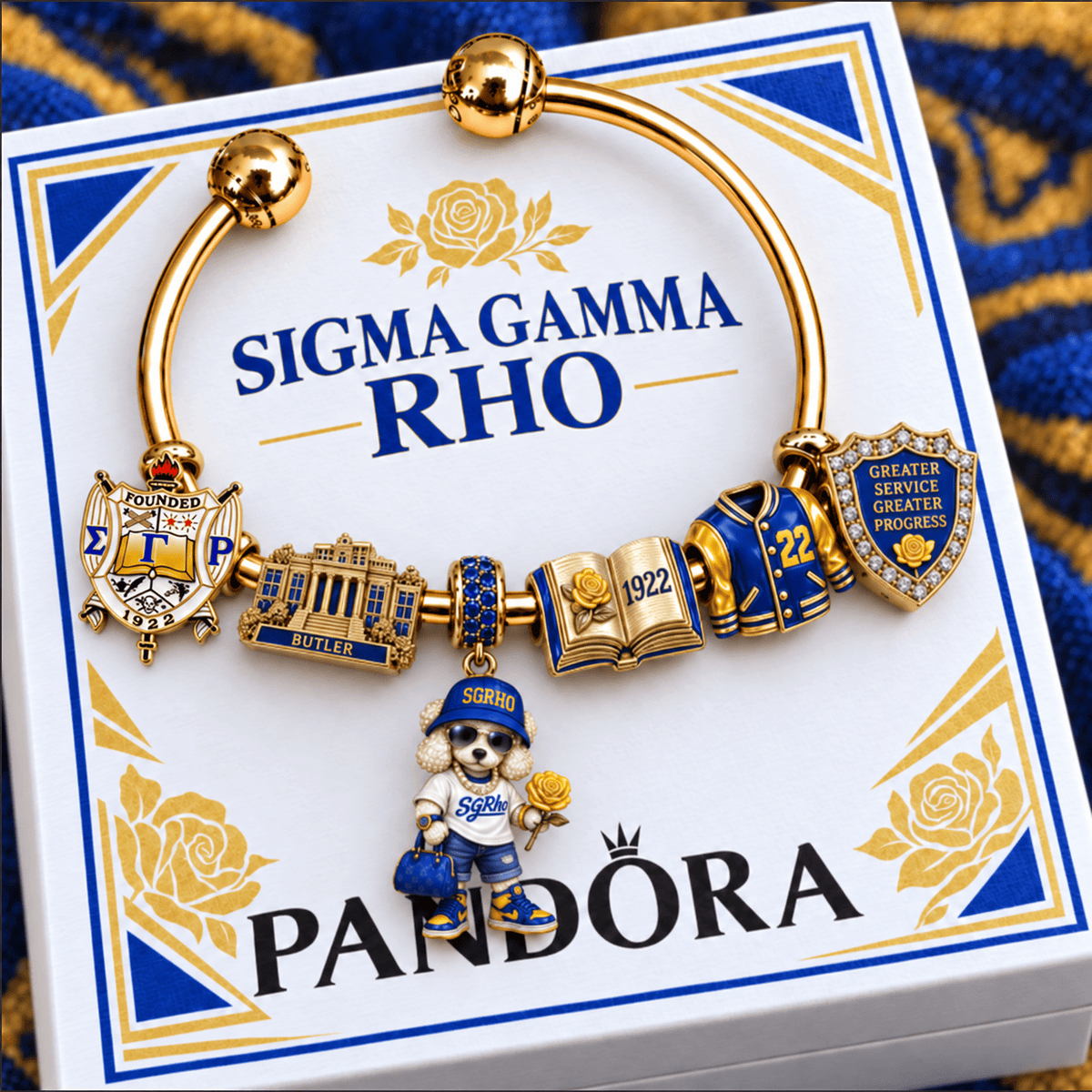 SGRO Silver Charm Bracelet Set NTVA