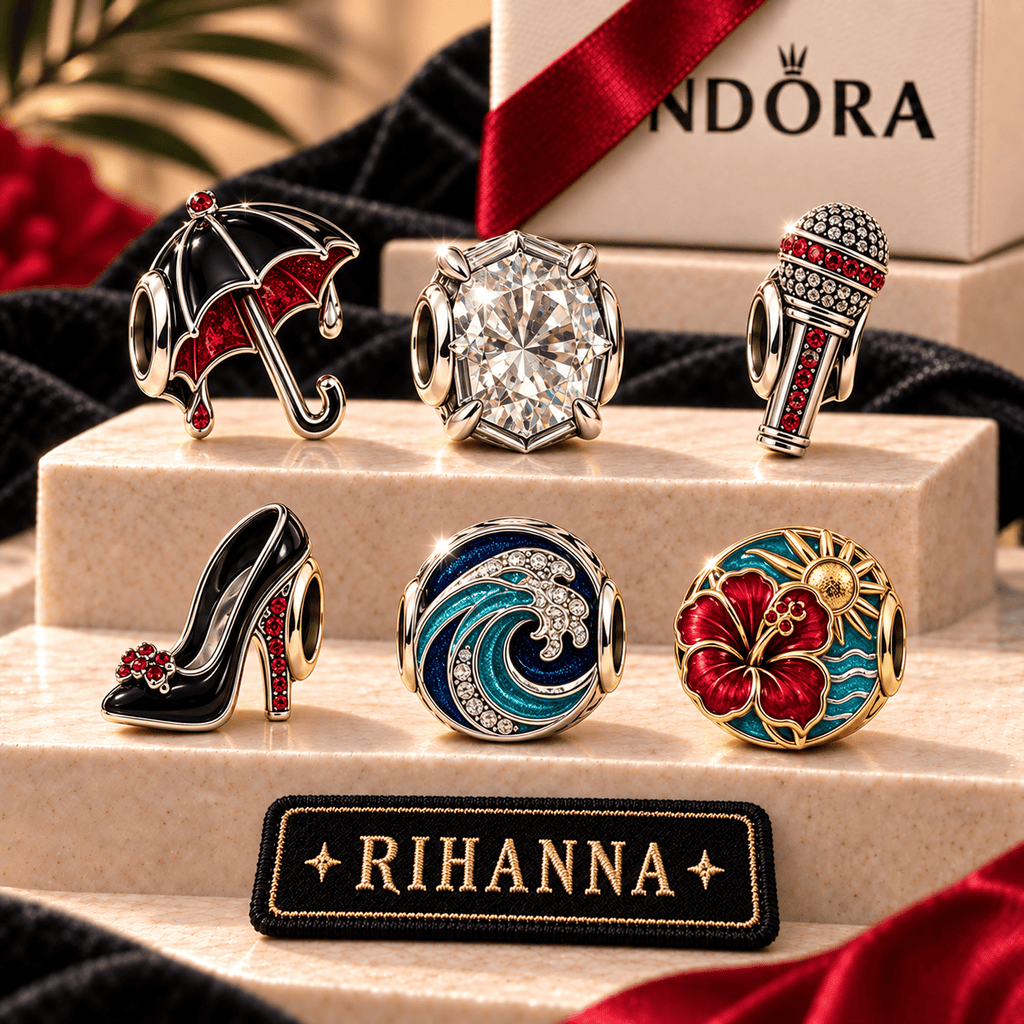 RHN Silver Charm Bracelet Set PNPA