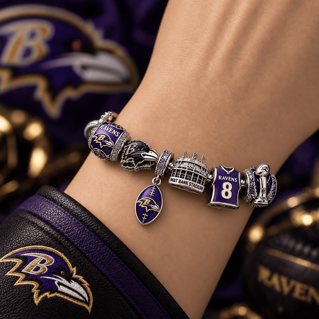 BTR Silver Charm Bracelet Set PTT